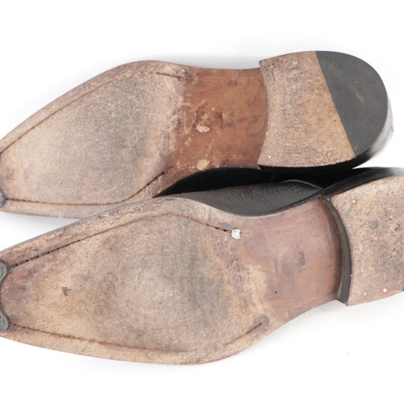 Mezlan Soka Deerskin Leather Cap Toe Dress Shoes 9